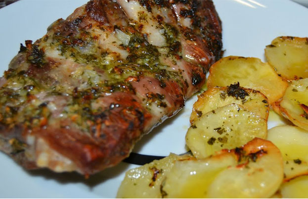 Costillas de cerdo al horno